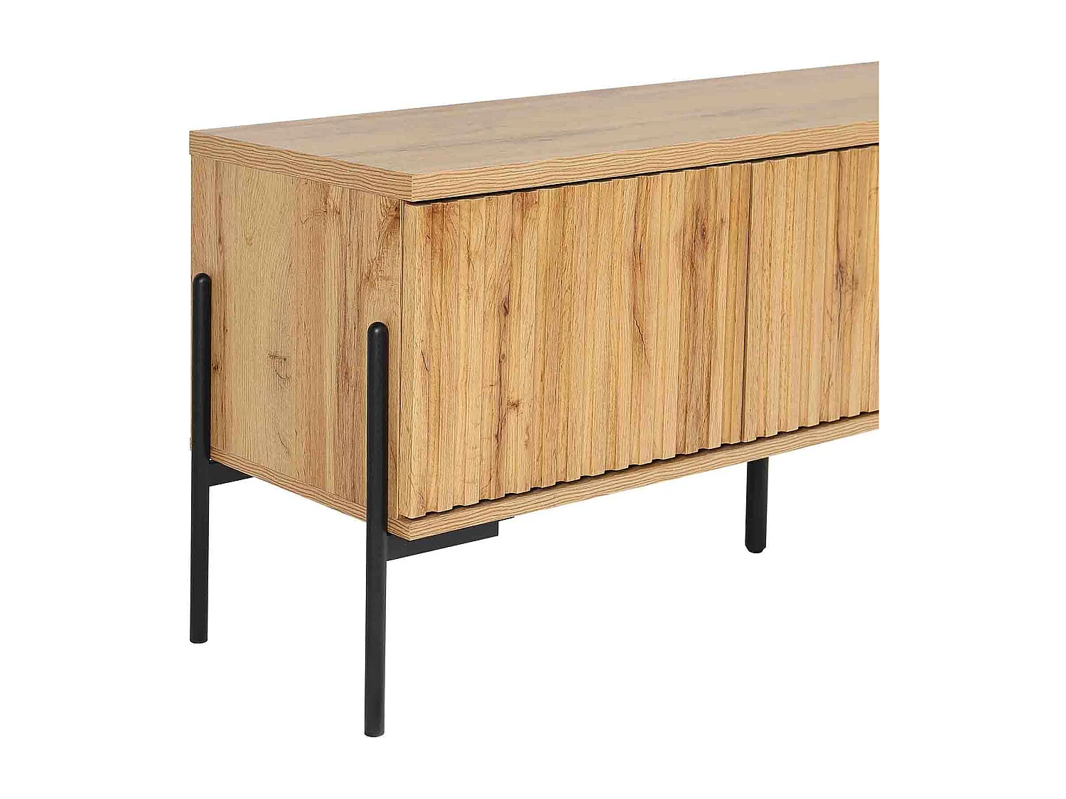 Charlie|Buffet bas 3 portes en effet chêne