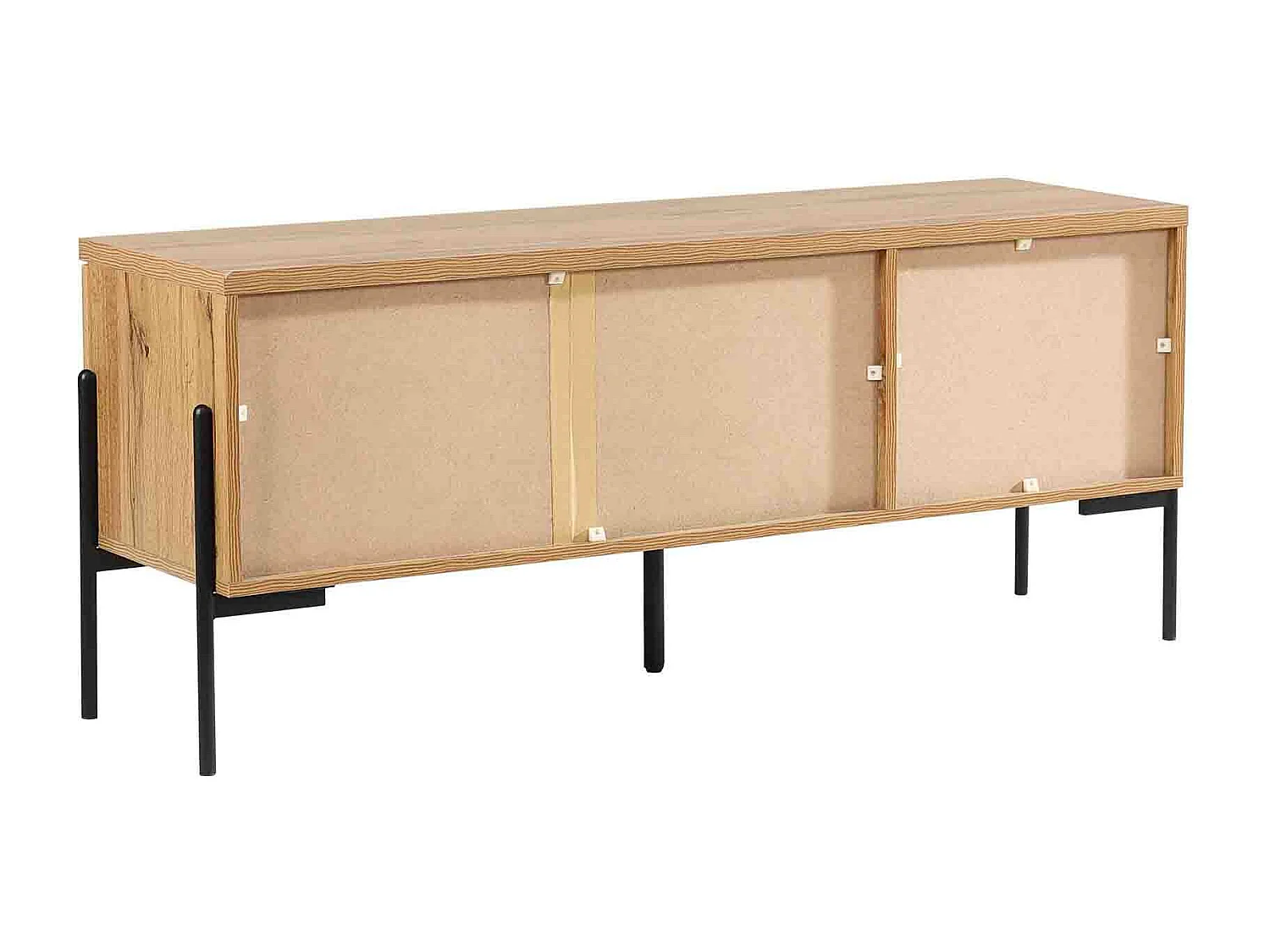 Charlie|Buffet bas 3 portes en effet chêne