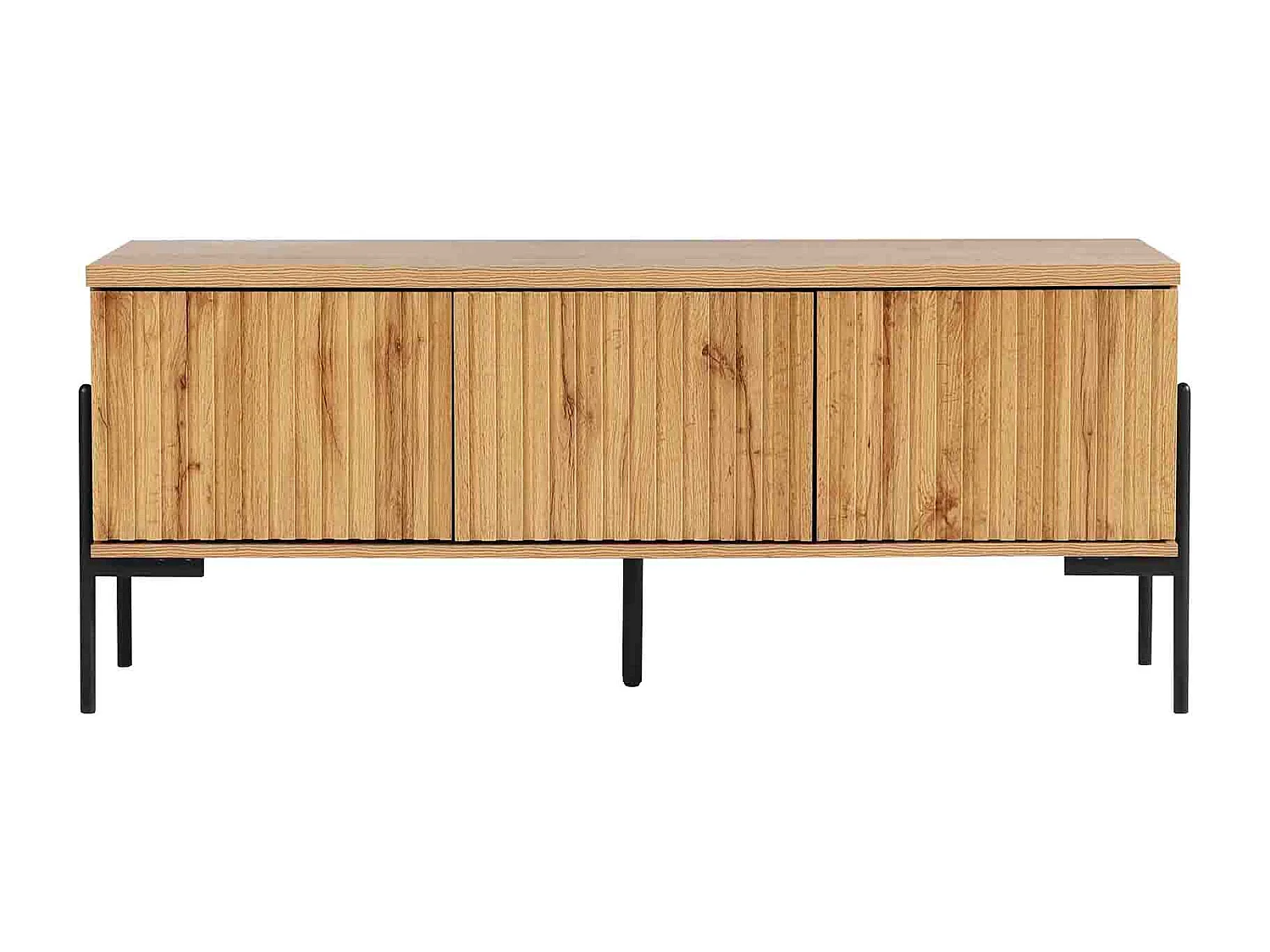 Charlie|Buffet bas 3 portes en effet chêne