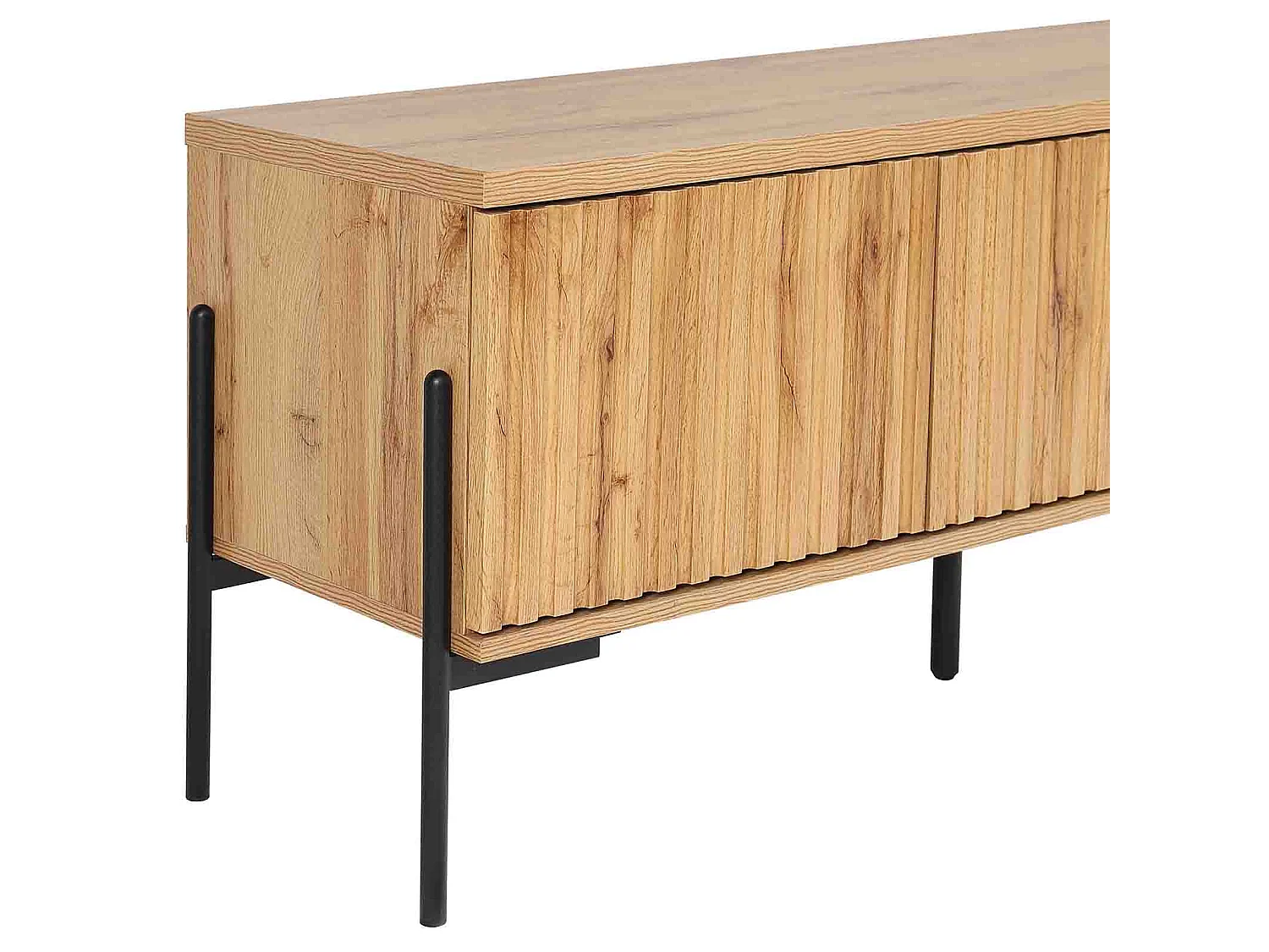 Charlie|Buffet bas 3 portes en effet chêne