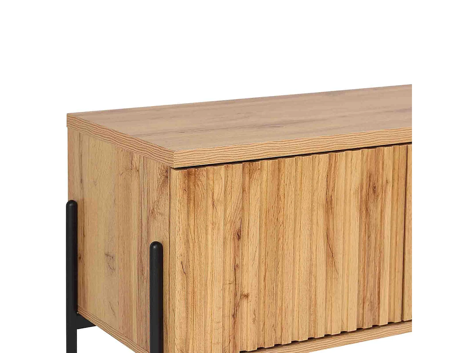 Charlie|Buffet bas 3 portes en effet chêne
