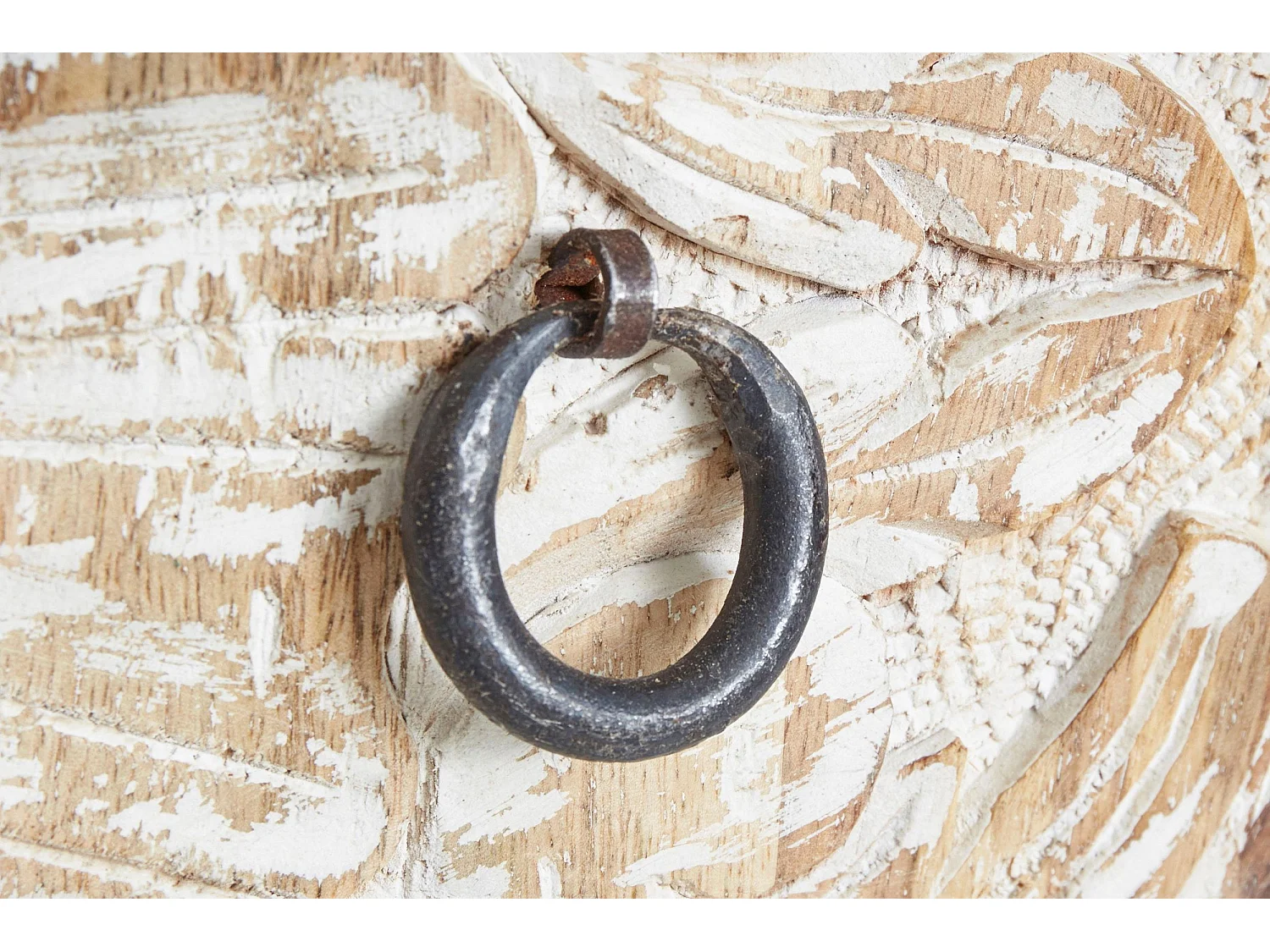 Prem | Armoire en bois de manguier à 2 portes, fabriquée à la main