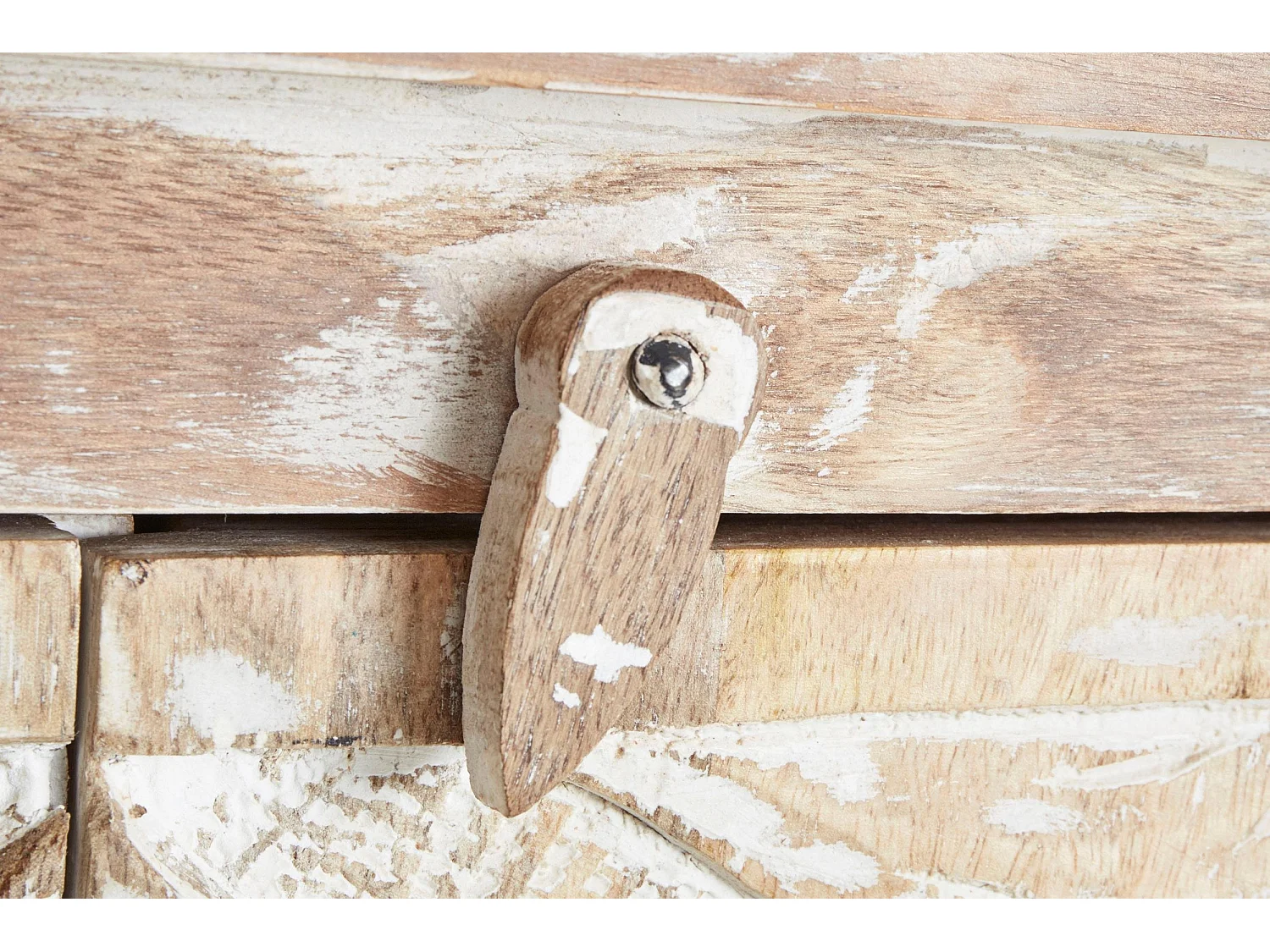 Prem | Armoire en bois de manguier à 2 portes, fabriquée à la main