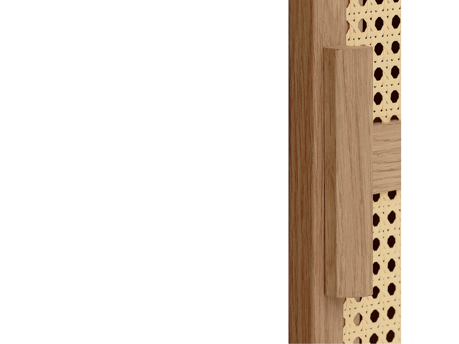 Bridget|Armoire à 2 portes en effet chêne