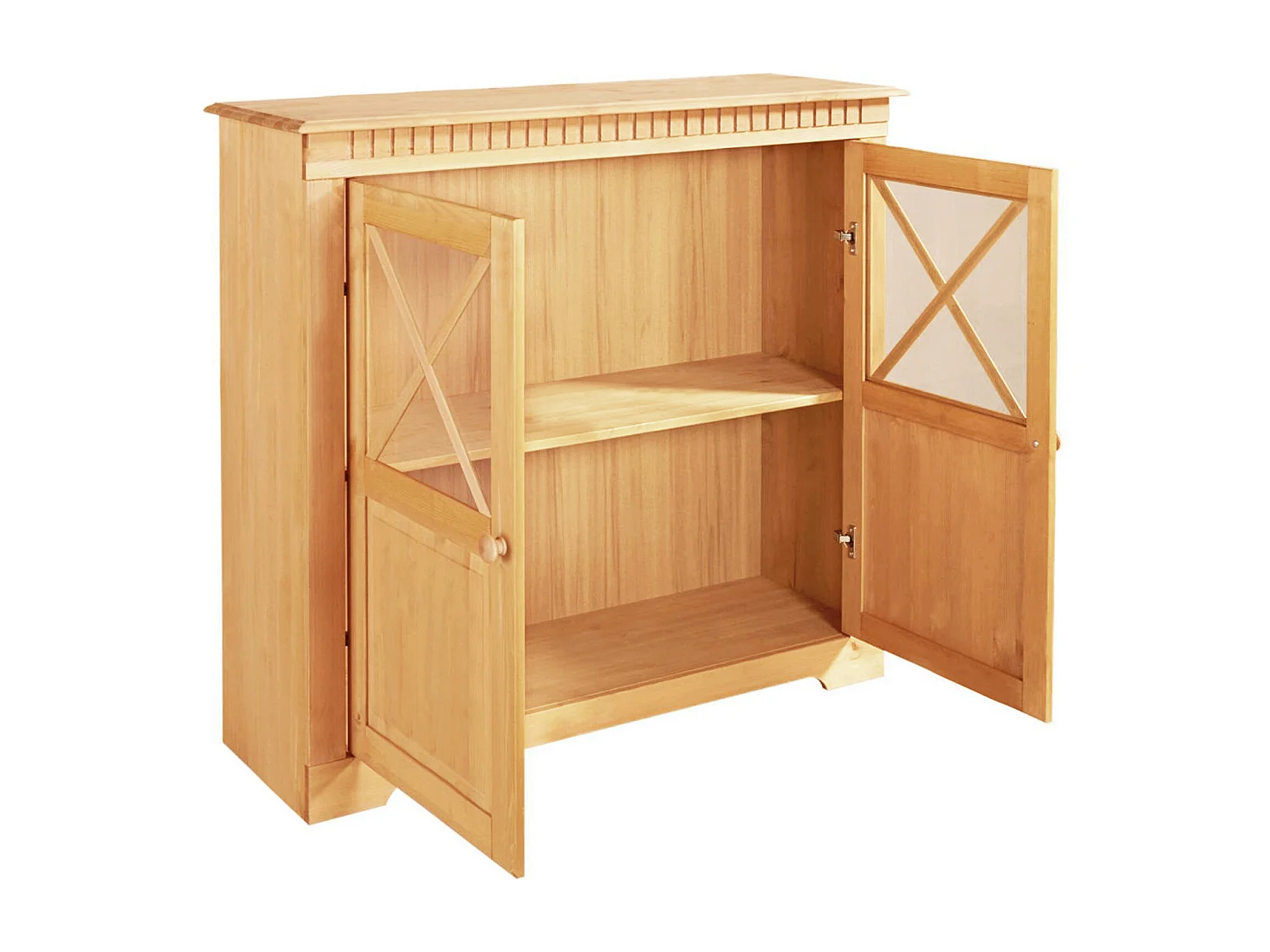 Lisa|Buffet avec 2 portes en pin