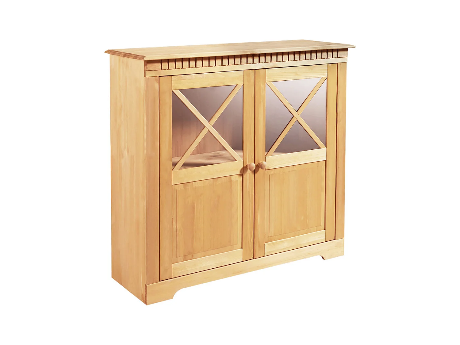 Lisa|Buffet avec 2 portes en pin