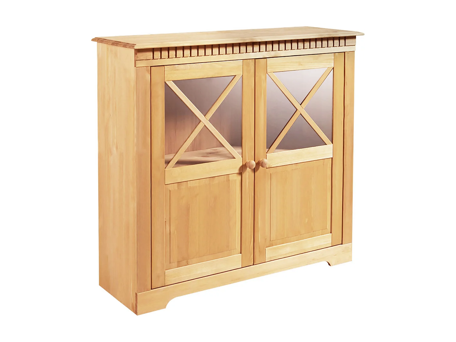 Lisa|Buffet avec 2 portes en pin