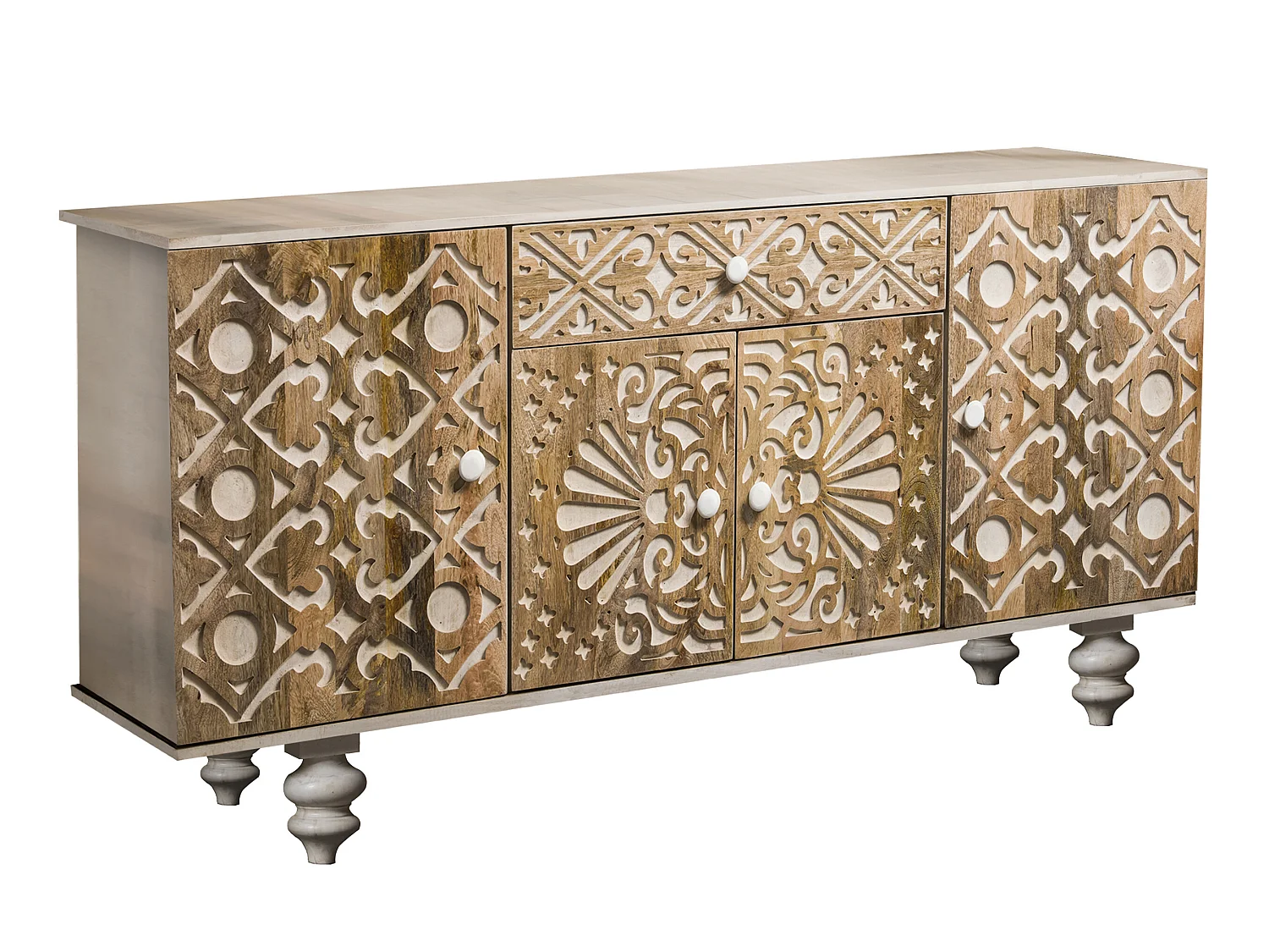 Spring|Buffet 4 portes 1 tiroir