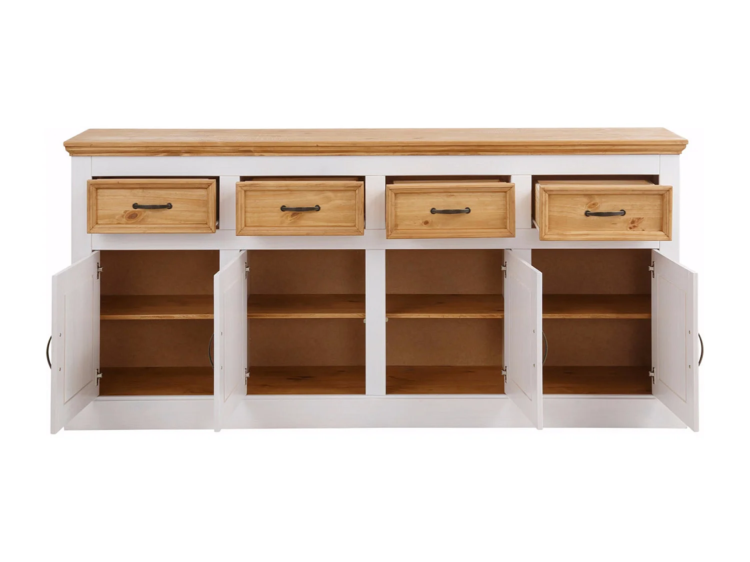 Selma Aparador 4 Puertas 4 cajones