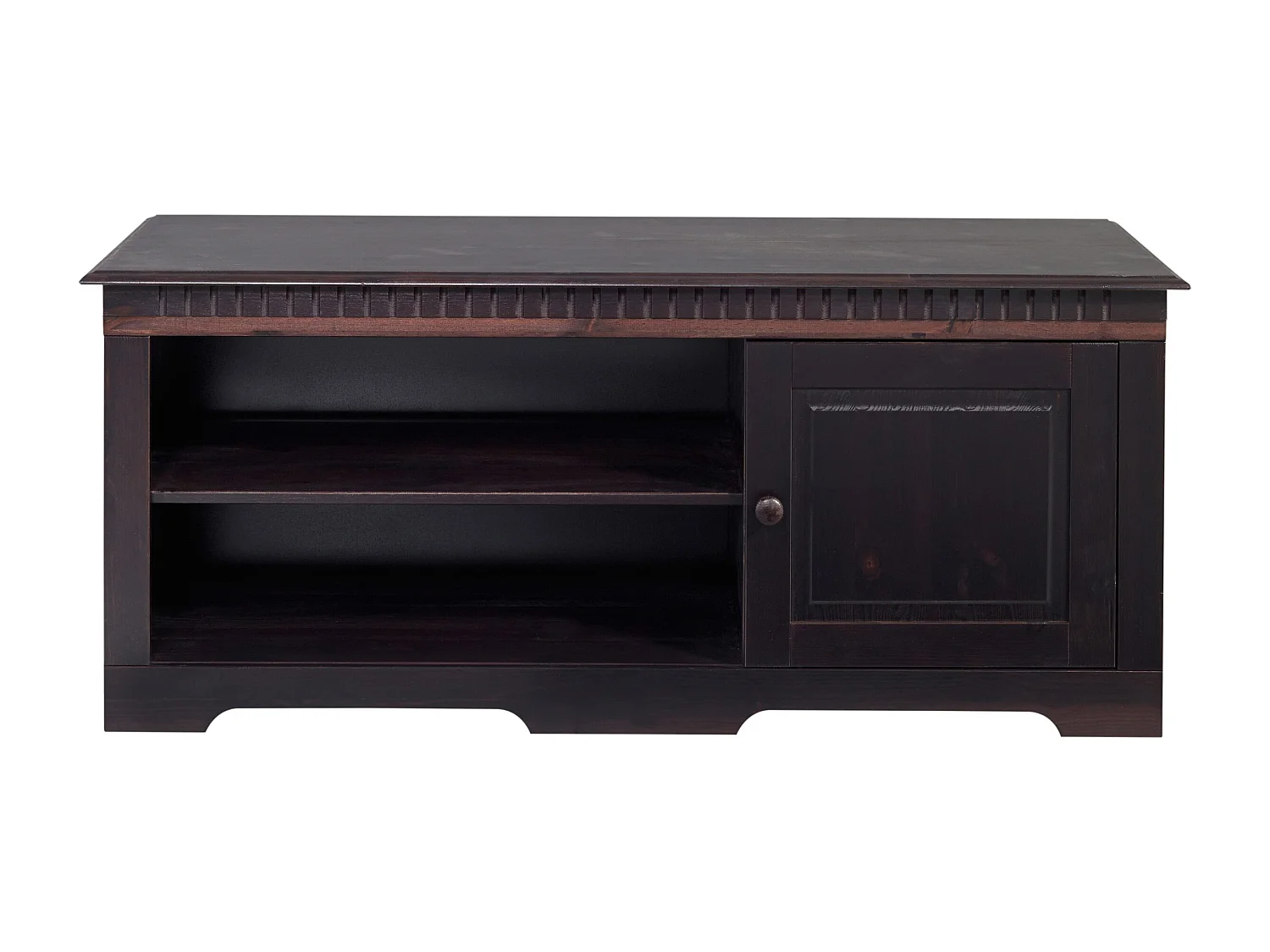 Lisa|Buffet bas 130 cm en pin foncé