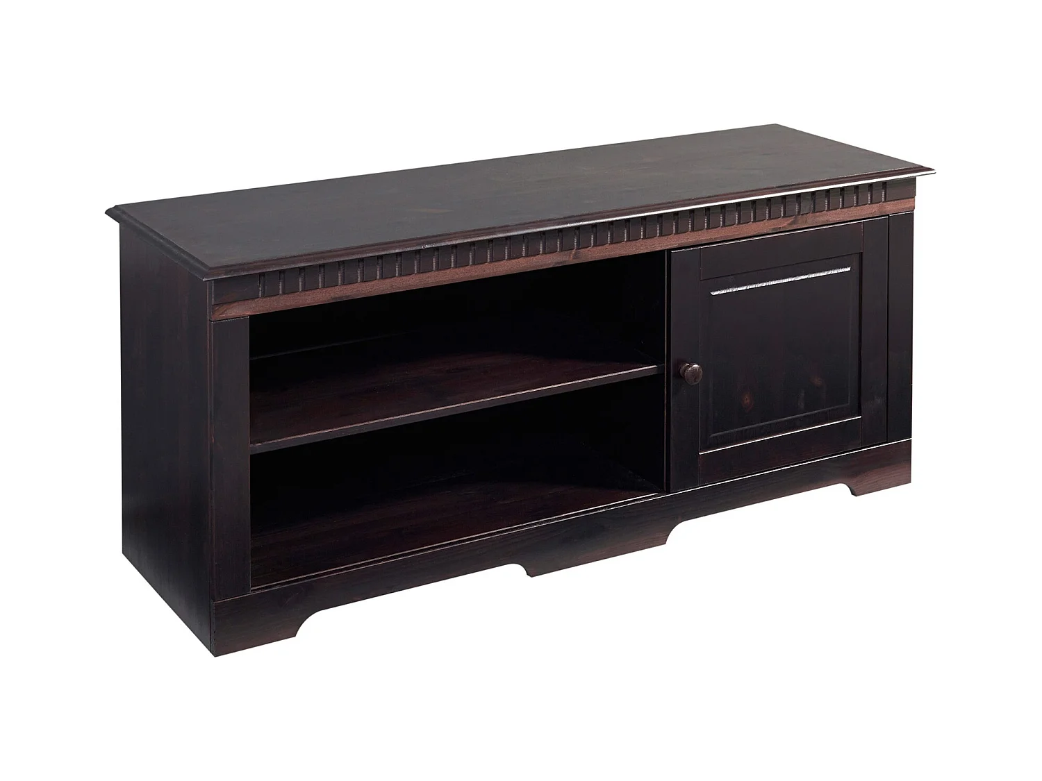 Lisa|Buffet bas 130 cm en pin foncé