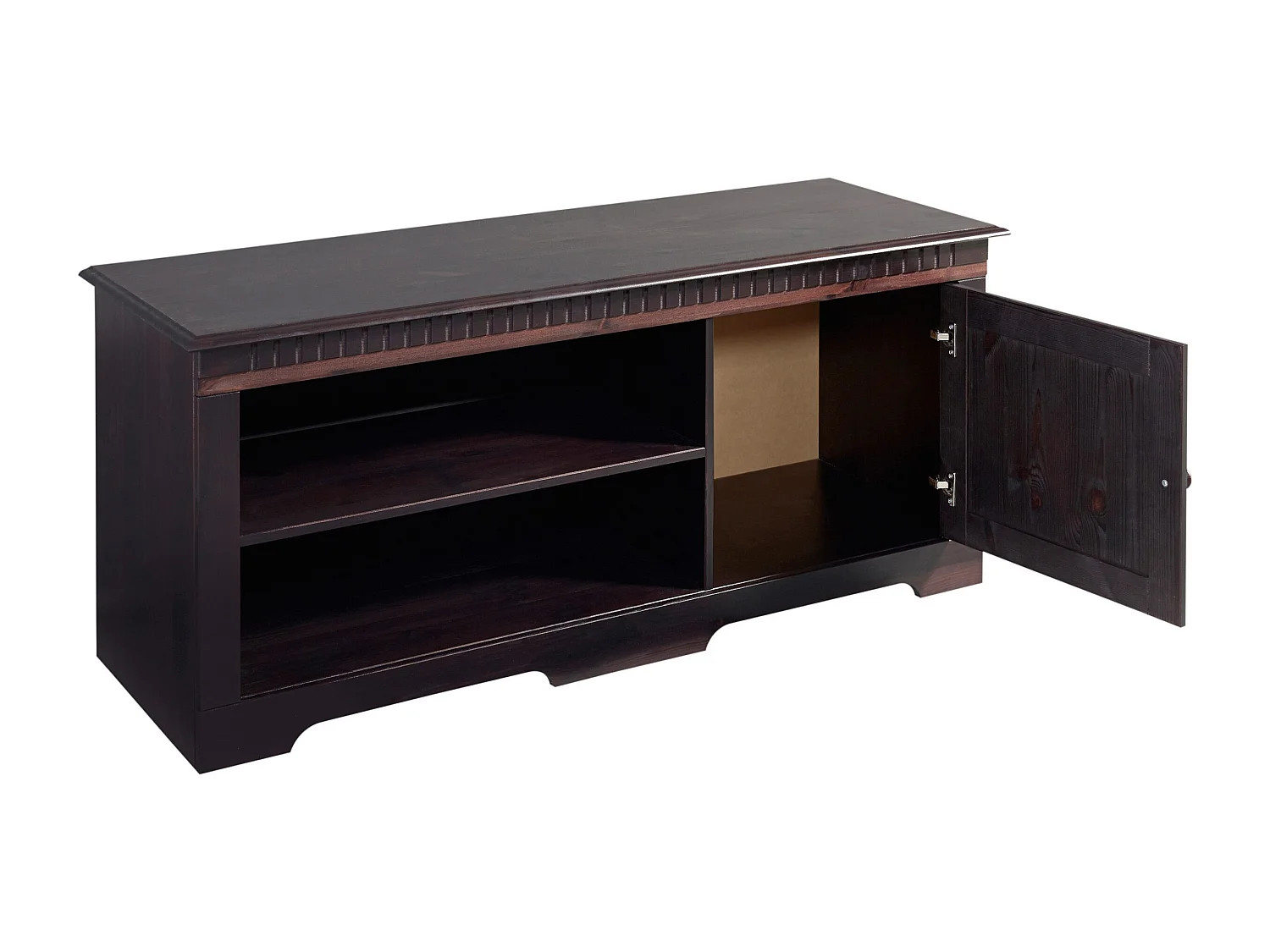 Lisa|Buffet bas 130 cm en pin foncé