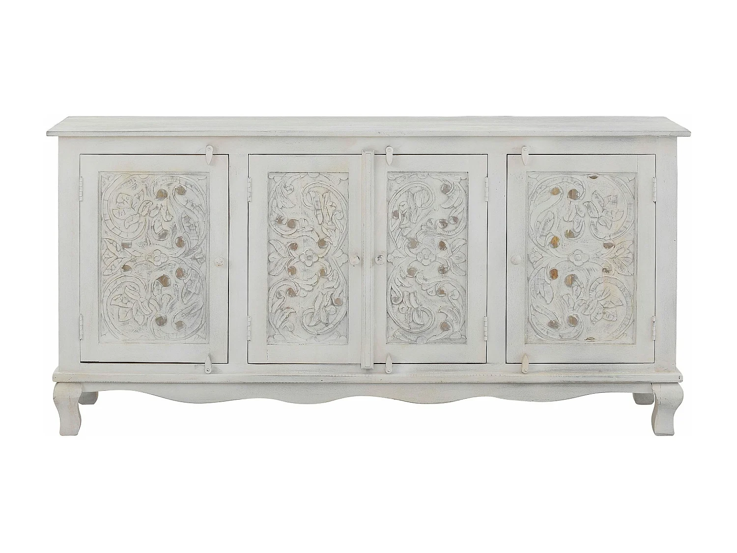 Rajat|Buffet 4 portes BlancGris