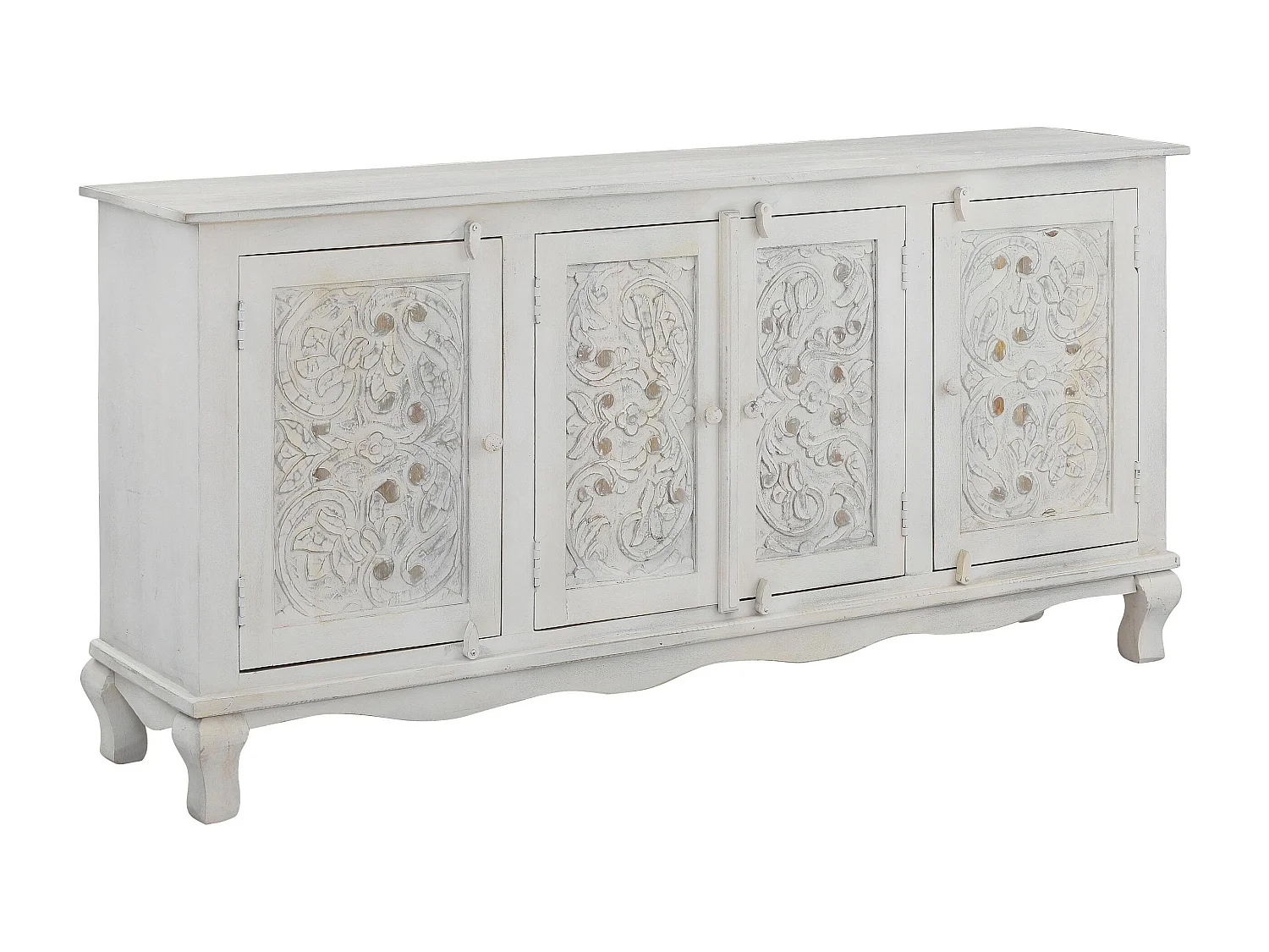 Rajat|Buffet 4 portes BlancGris