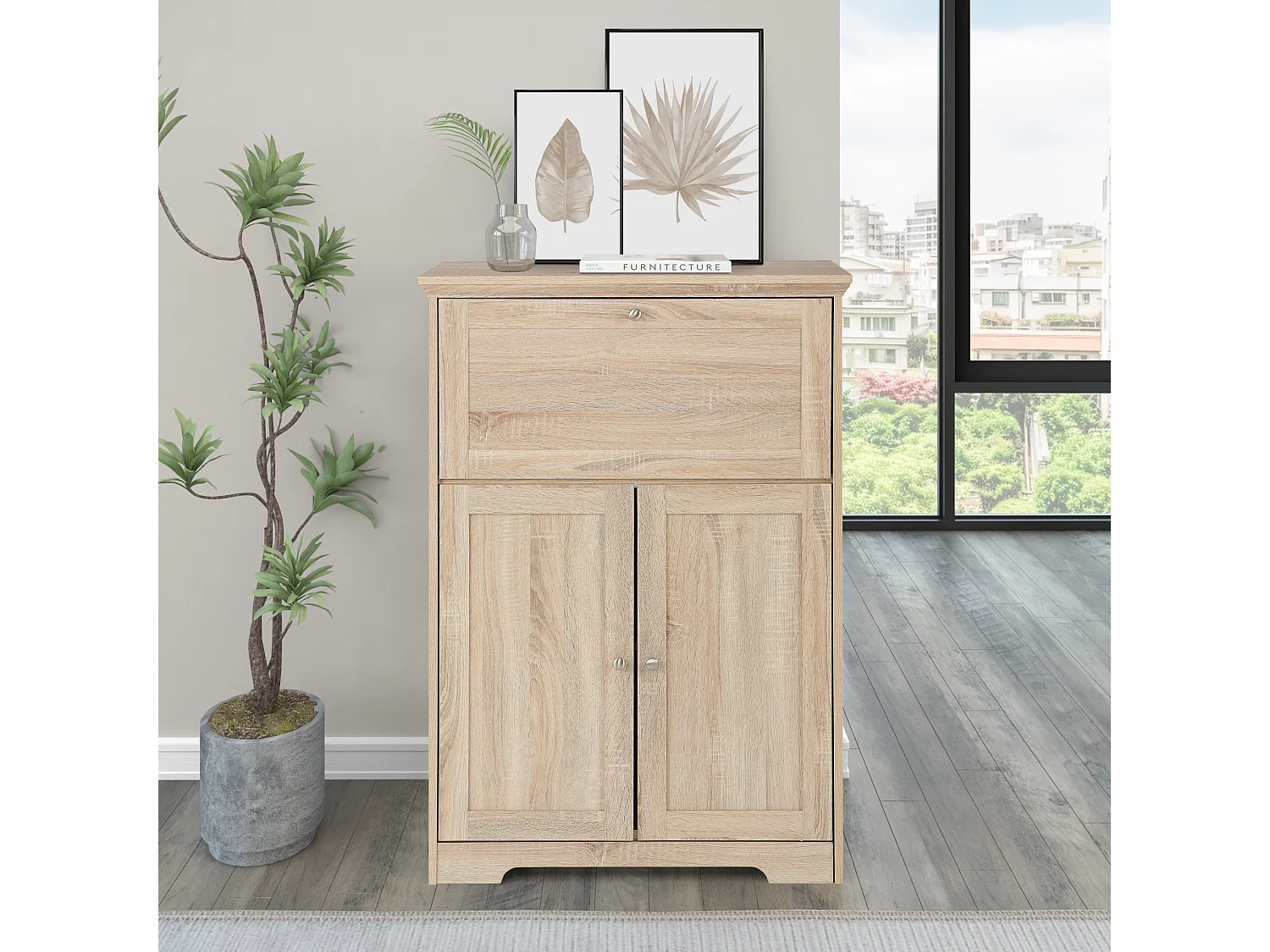 Nanna Secretaire rovere 3 ante