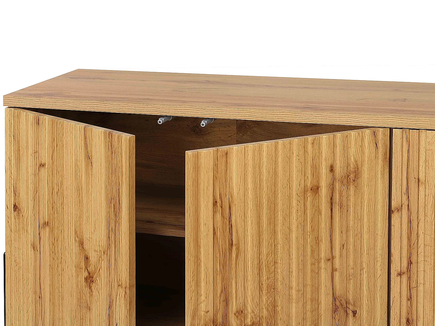 Charlie|Buffet avec 4 portes chêne noir