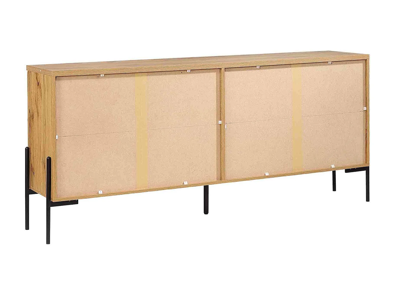 Charlie|Buffet avec 4 portes chêne noir