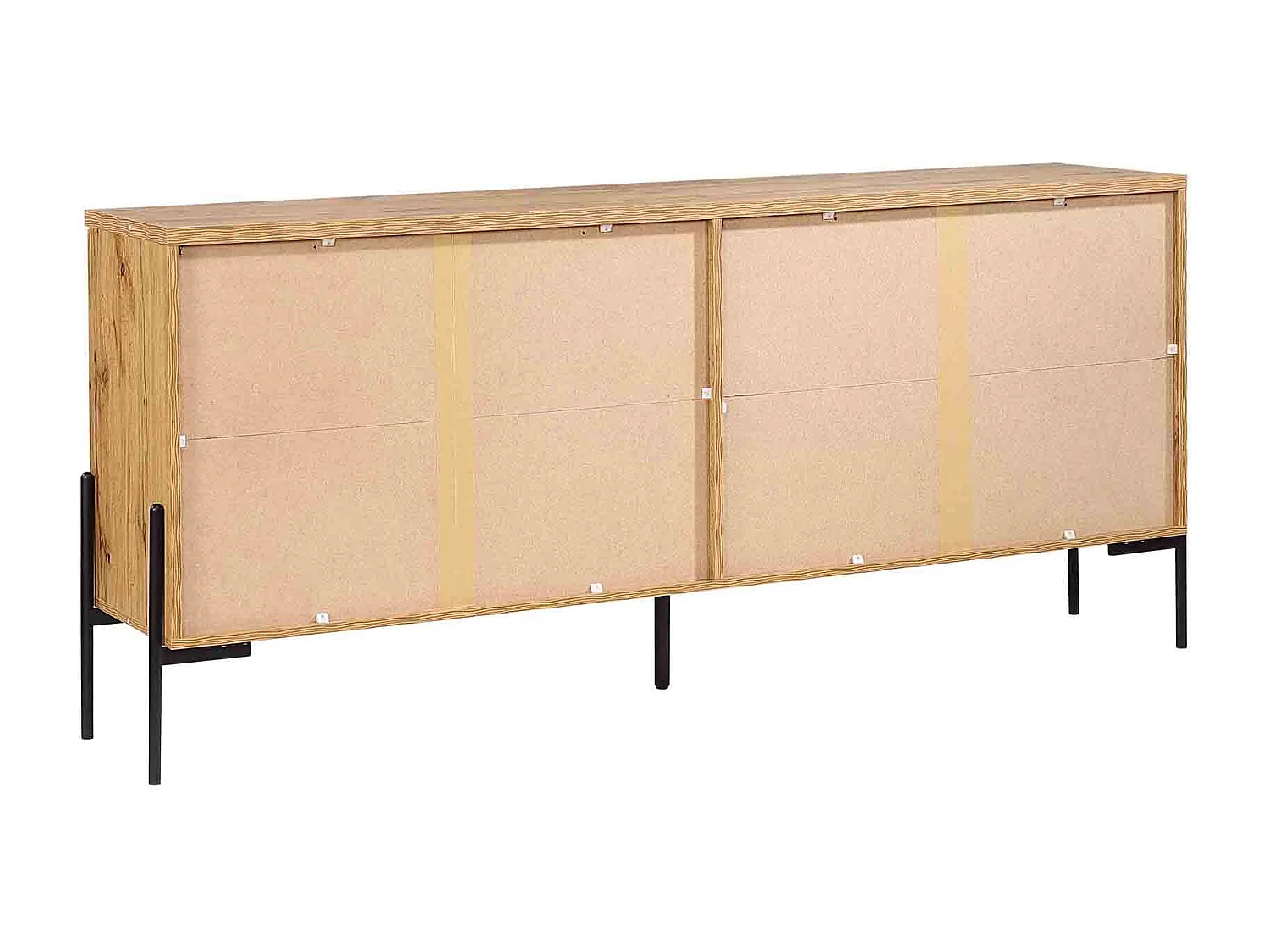 Charlie|Buffet avec 4 portes chêne noir