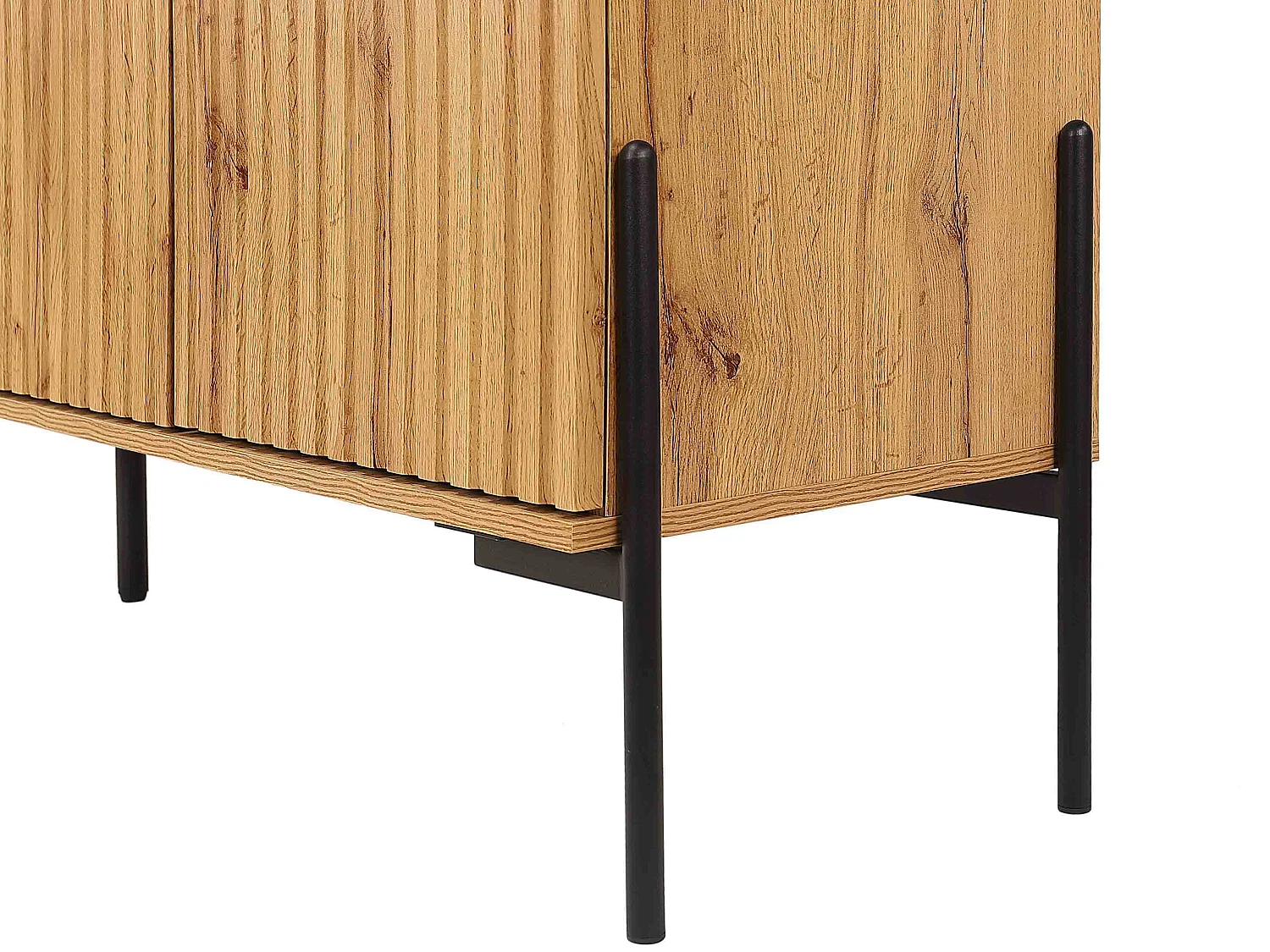 Charlie|Buffet avec 4 portes chêne noir