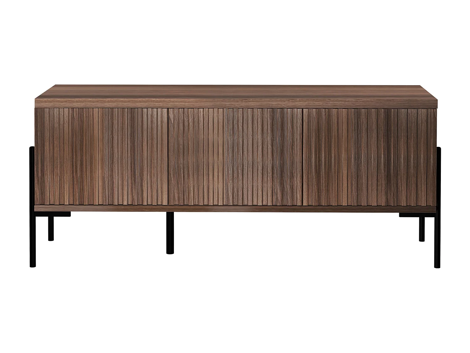 Lowboard Charlie 3 Puertas Nogal Negro