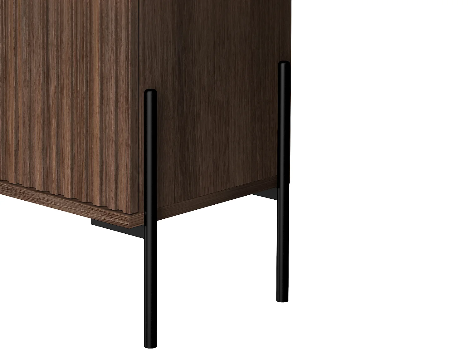 Lowboard Charlie 3 Puertas Nogal Negro