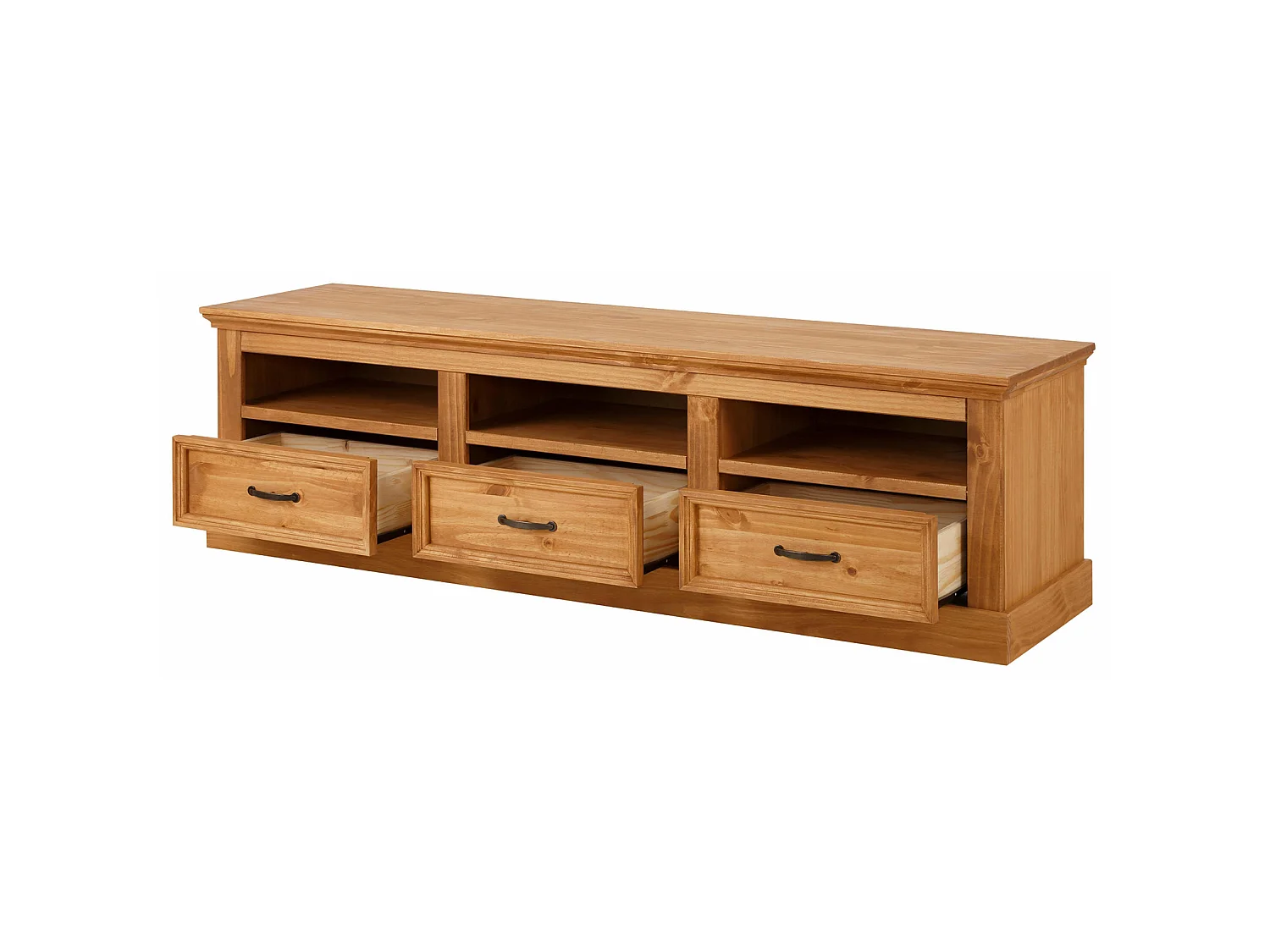 Selma|Buffet bas avec 3 tiroirs en pin