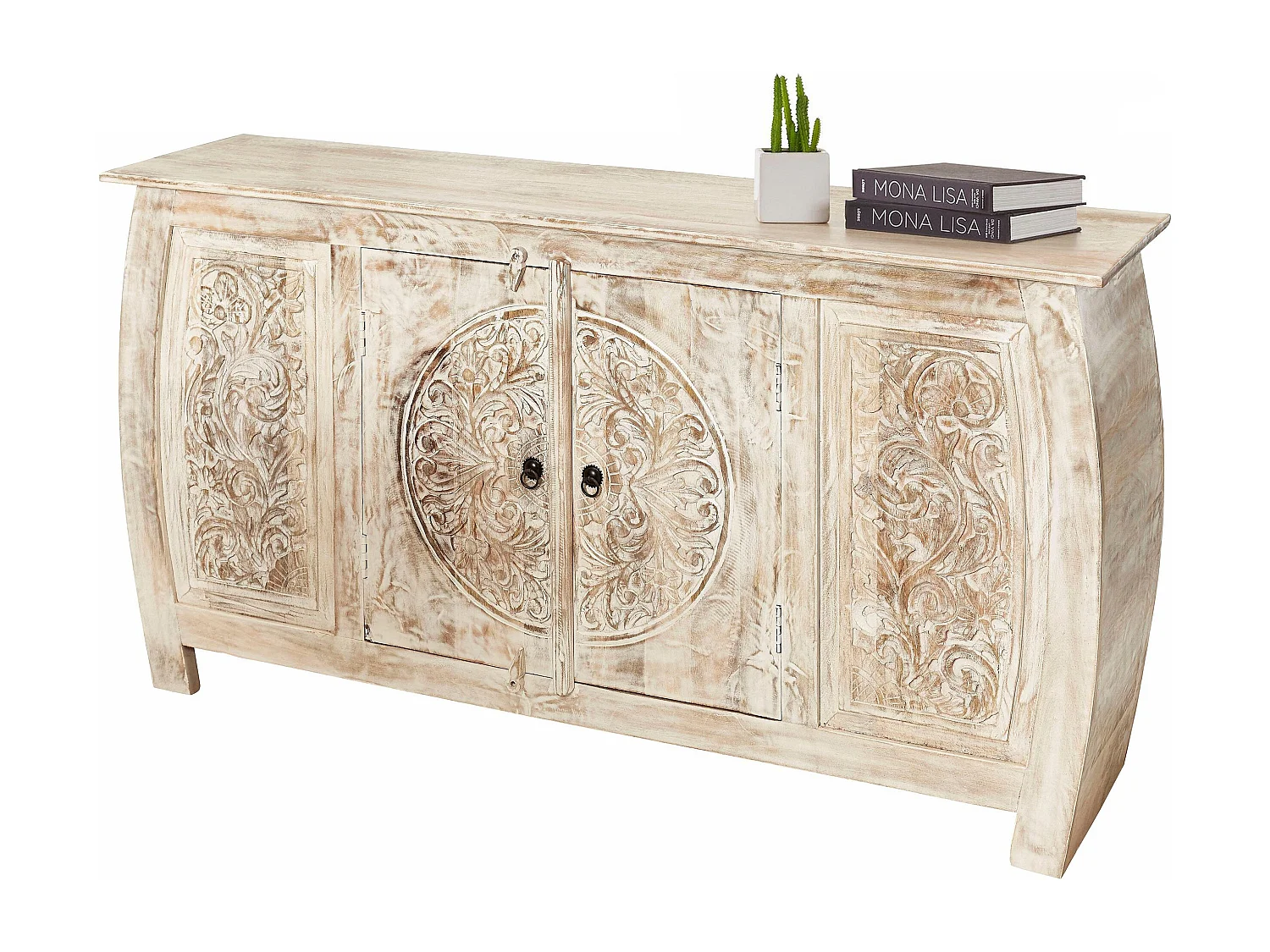 Mahar|Buffet 4 portes Creme White