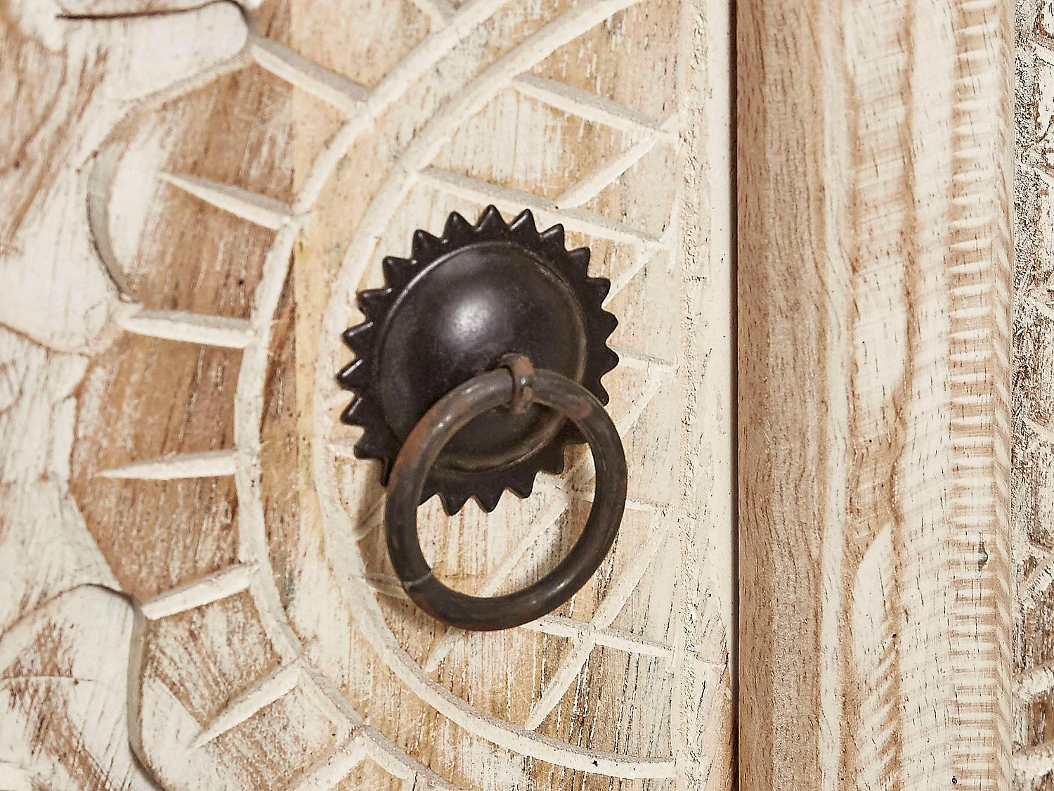 Mahar|Buffet 4 portes Creme White