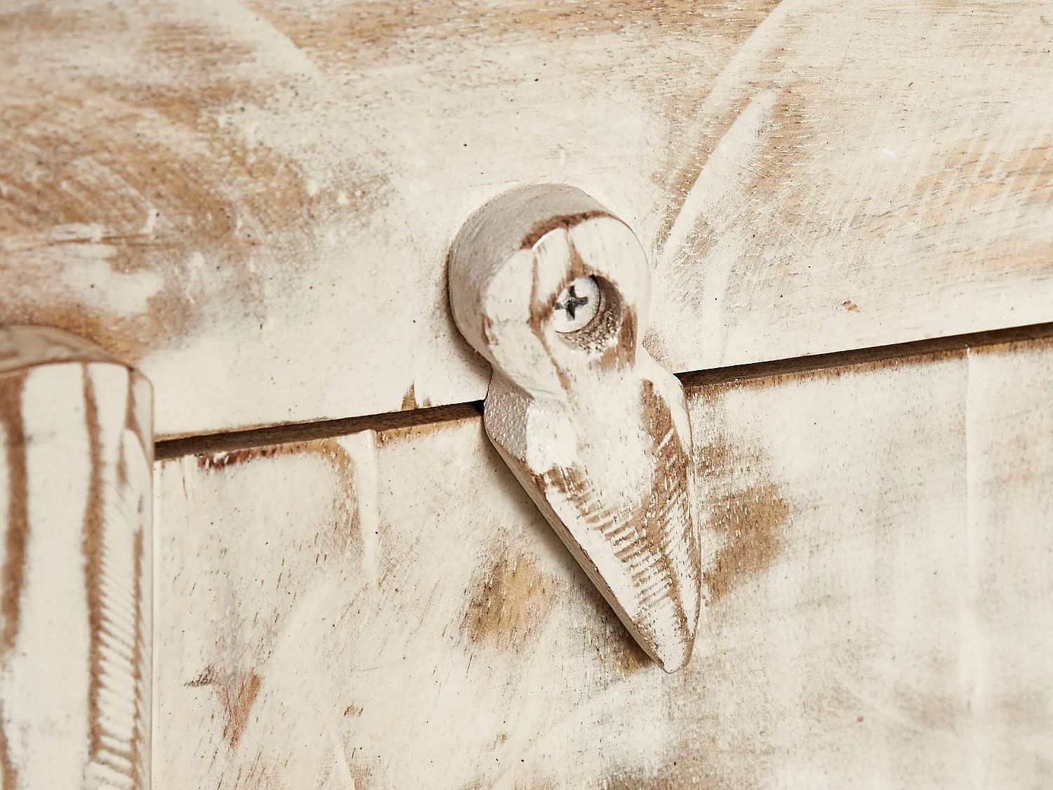 Mahar|Buffet 4 portes Creme White