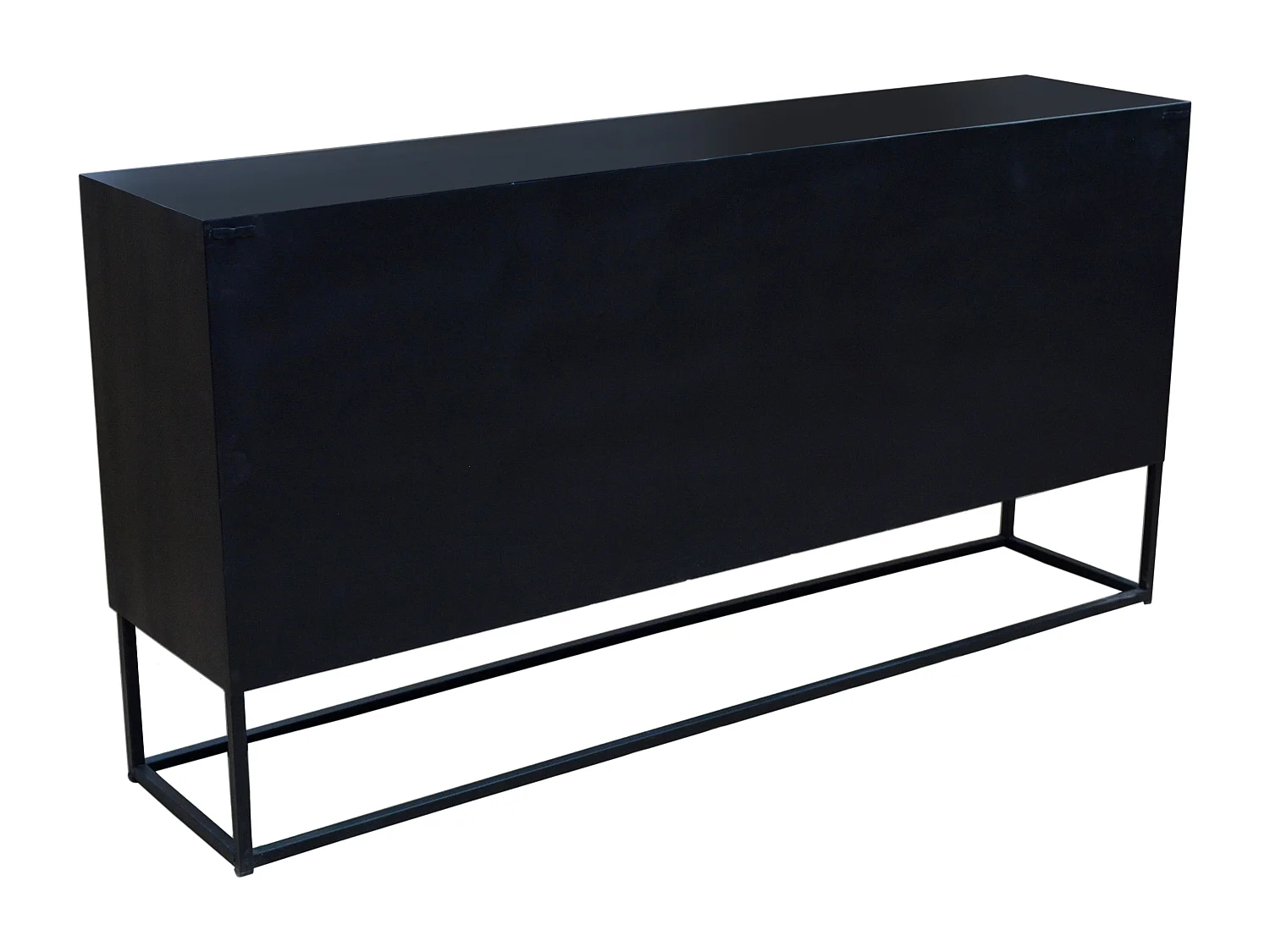 Madira | Buffet avec 3 portes en bois de manguier / métal noir