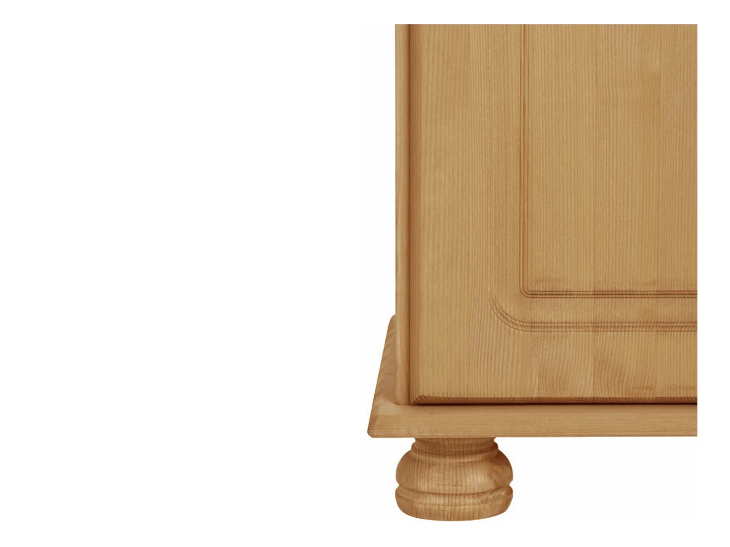 Mette|Buffet avec 3 portes et 2 tiroirs en pin naturel