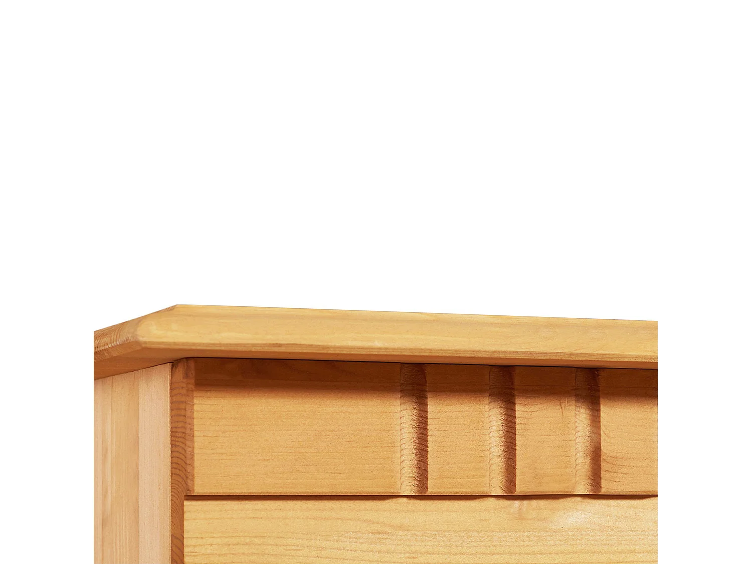 Lisa|Buffet bas 175 cm avec 2 portes en pin teinté