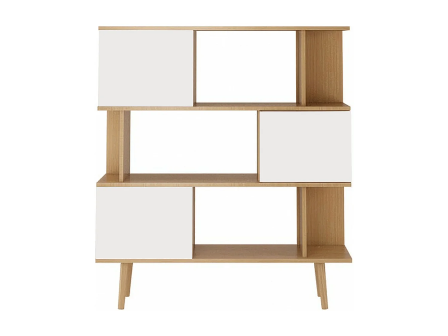 Alandra Boekenplank Eiken Wit Creme