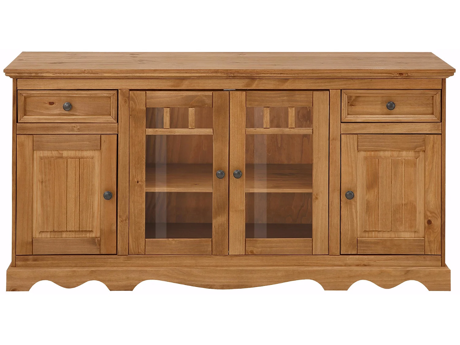 Credenza Melissa 2 Ante Vetro 2 Cassetti 2 Ante