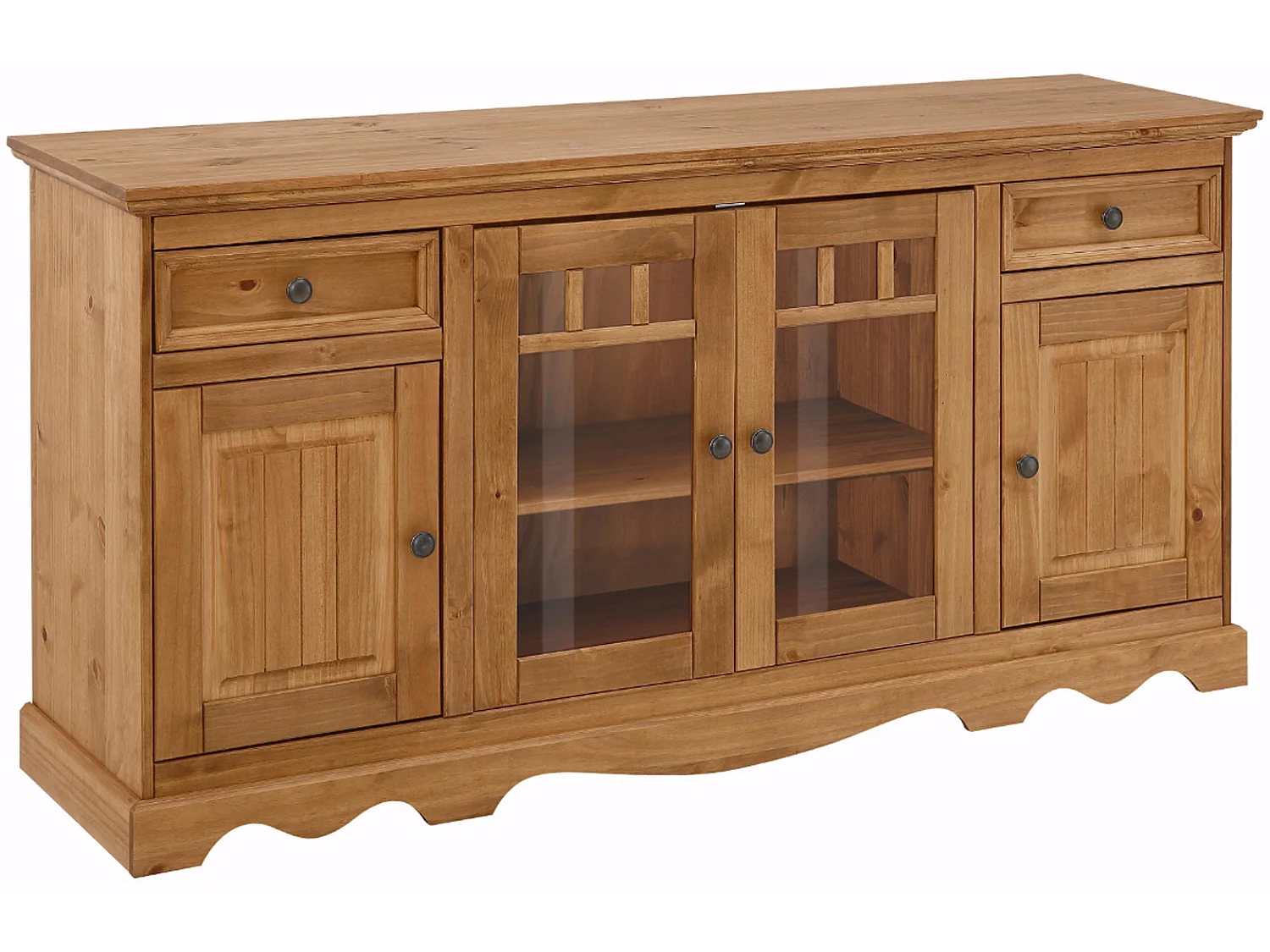 Credenza Melissa 2 Ante Vetro 2 Cassetti 2 Ante