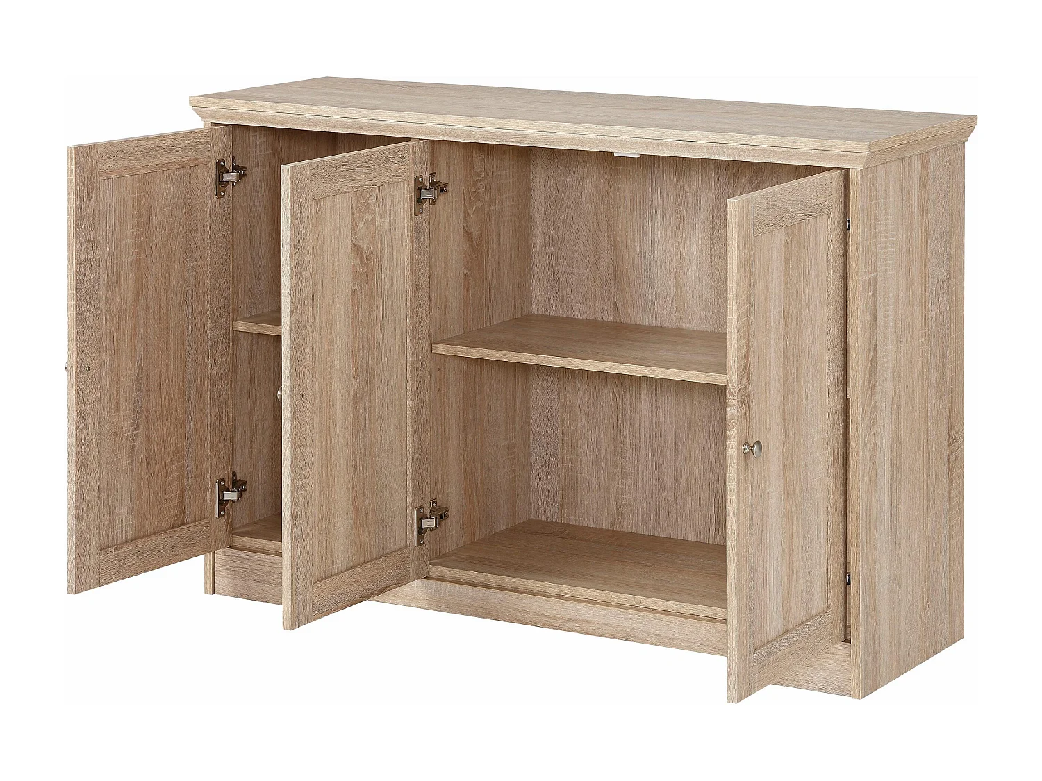 Aparador Nanna 3 Puertas Roble