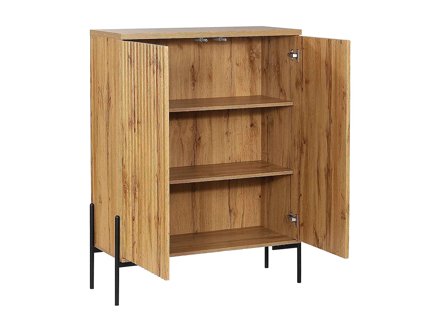 Charlie|Buffet avec 2 portes en effet chêne