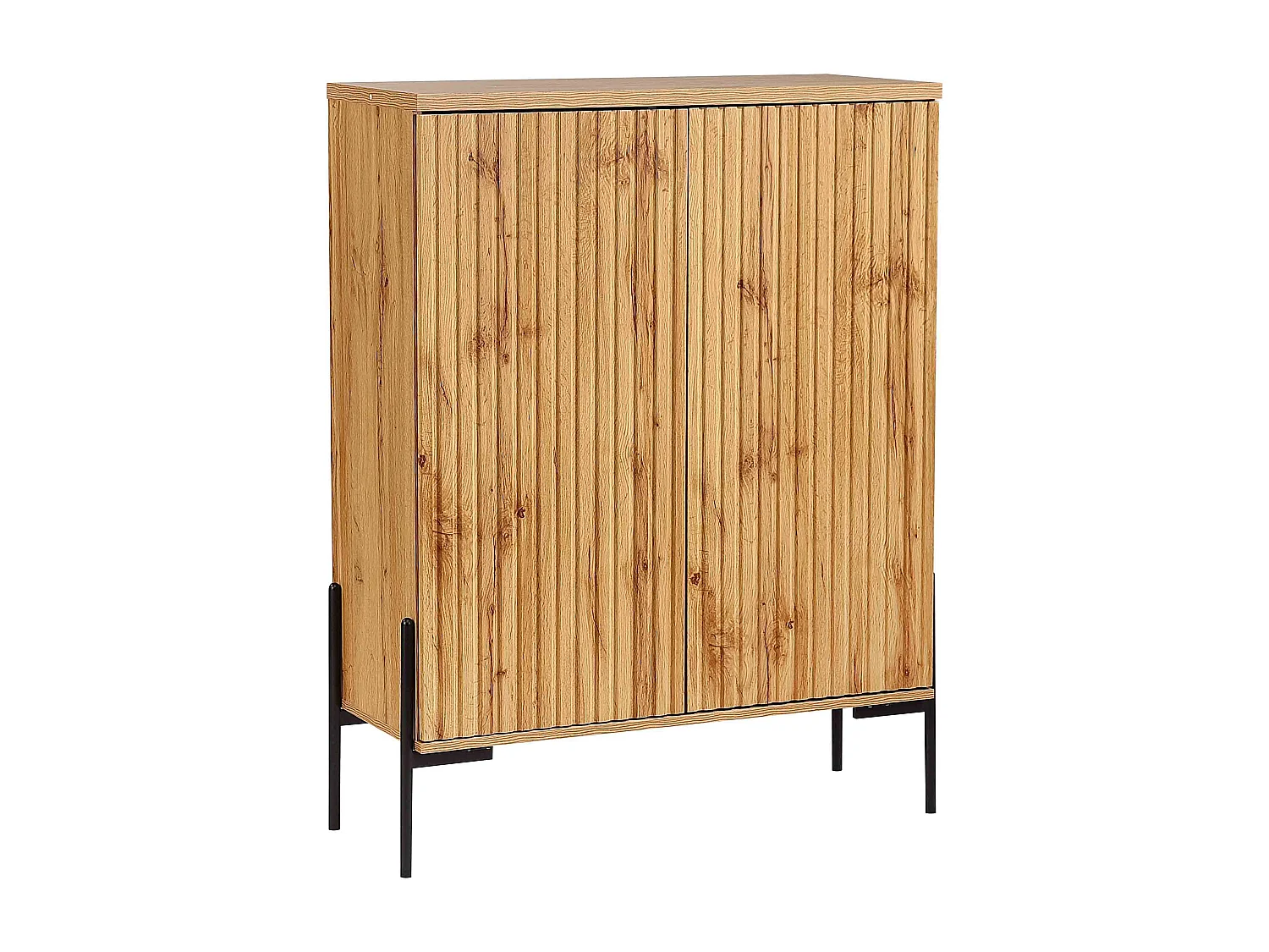 Charlie|Buffet avec 2 portes en effet chêne