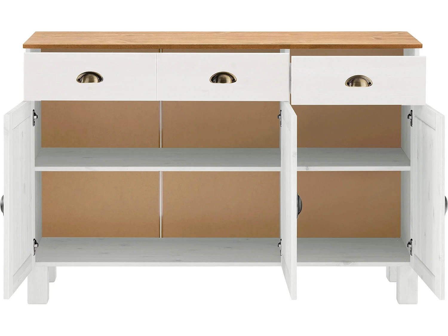 Oslo dressoir 3 deuren 3 lades