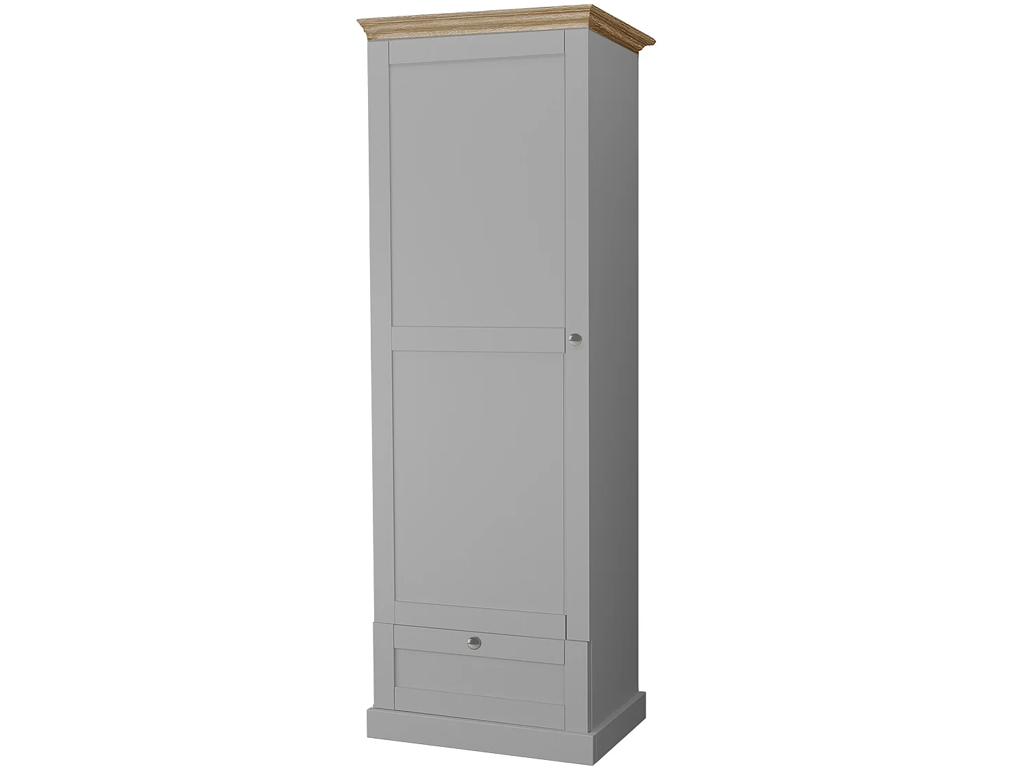 Kast 1 Deur Grijs Eiken