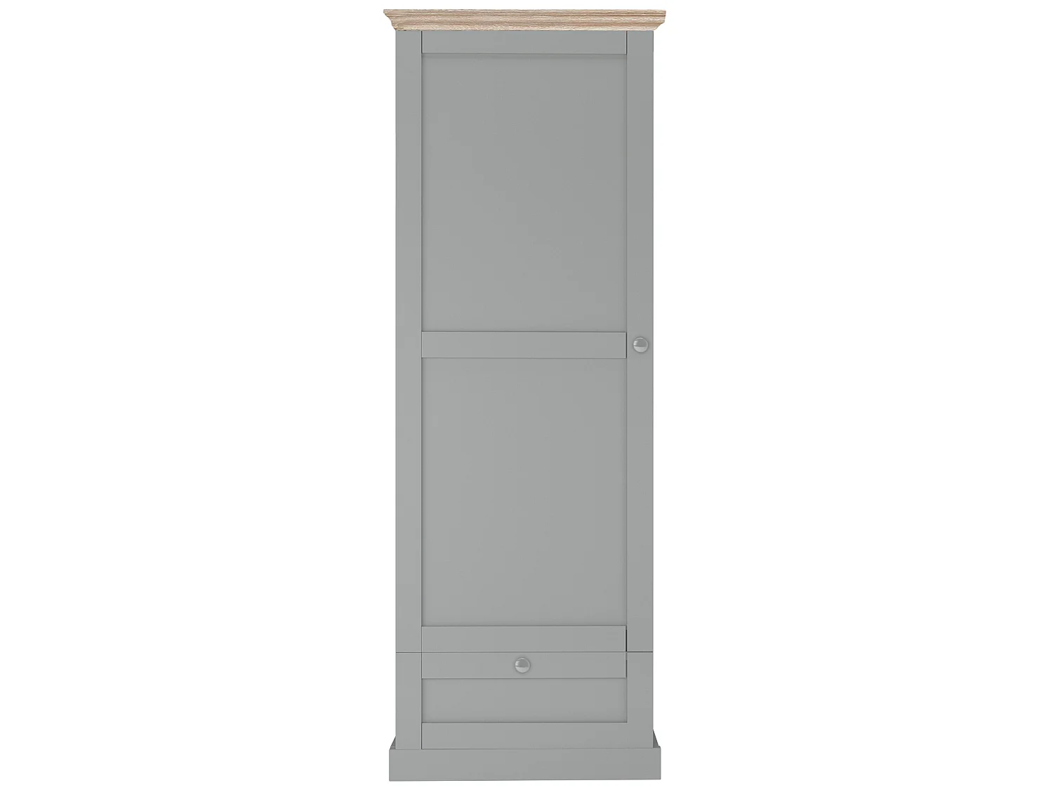 Kast 1 Deur Grijs Eiken