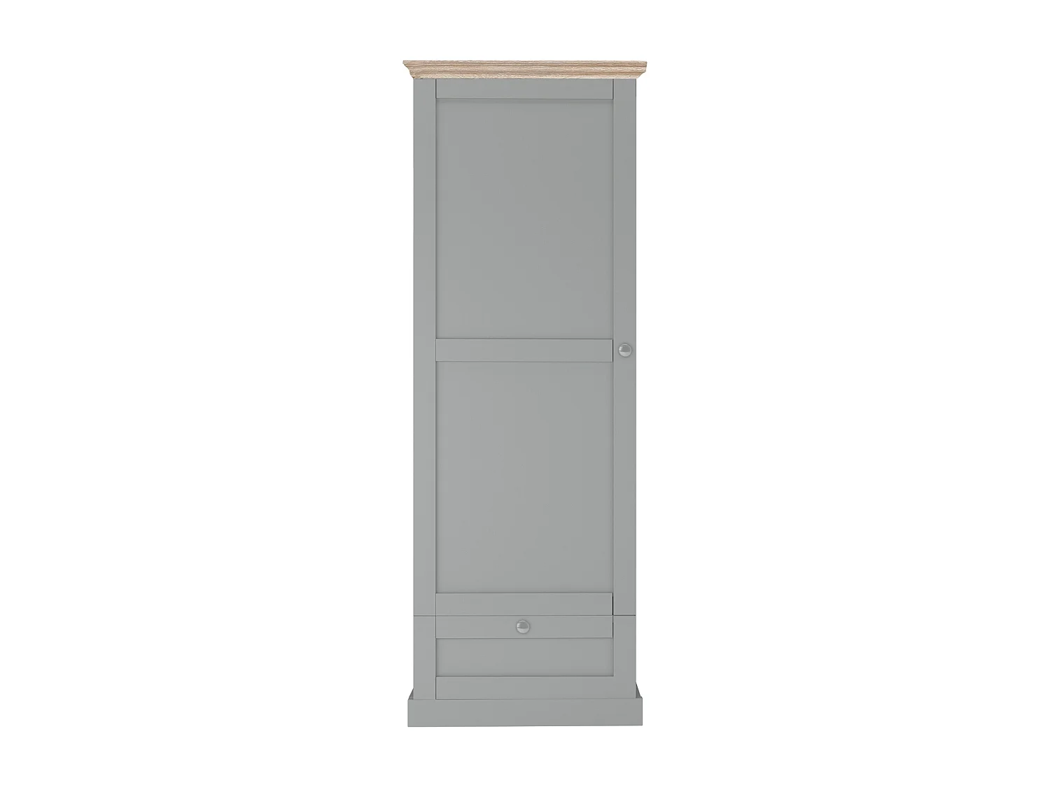 Armario 1 Puerta Roble Gris