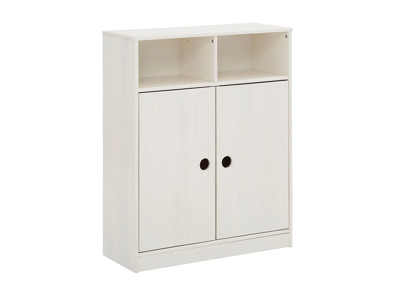 Schrank mit 2 Türen Weiß