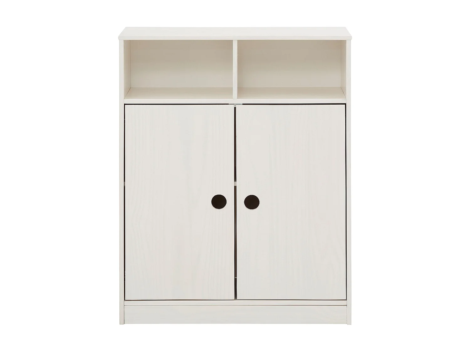 Schrank mit 2 Türen Weiß