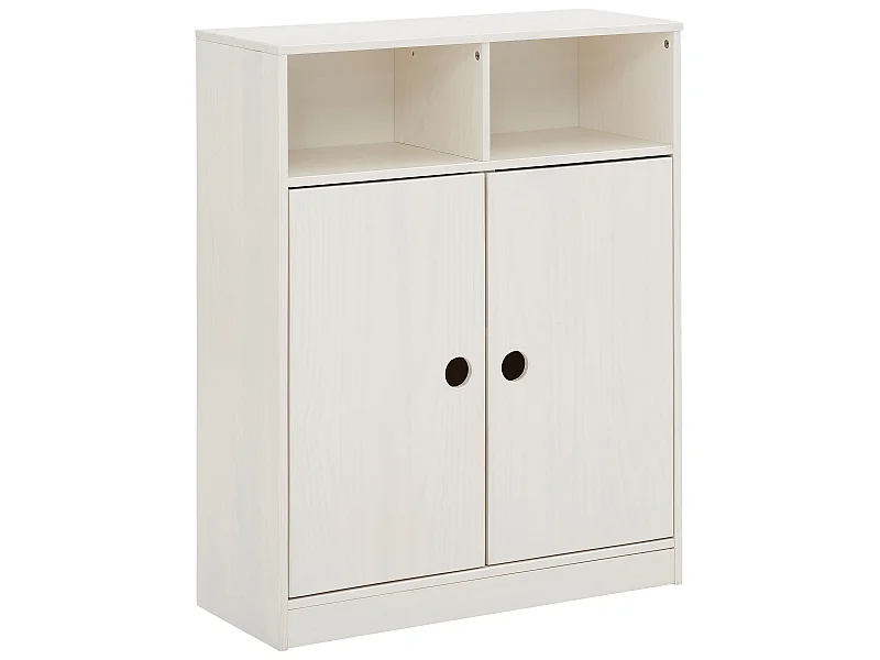 Schrank mit 2 Türen Weiß