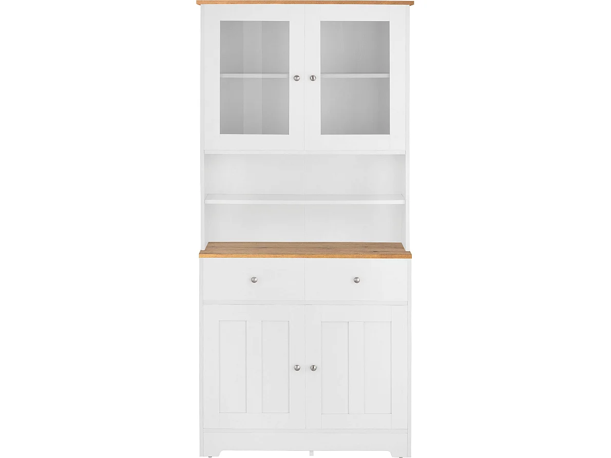 Kate|Buffet 2+2 Portes Chêne Blanc