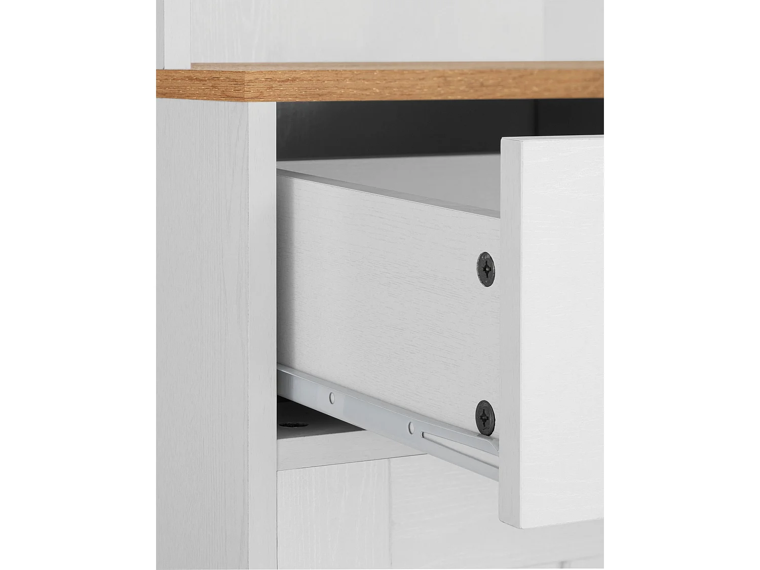 Kate|Buffet 2+2 Portes Chêne Blanc