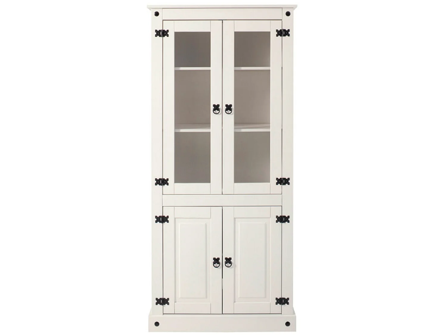 Mexico|Armoire 2 Glassdoor 2 Portes