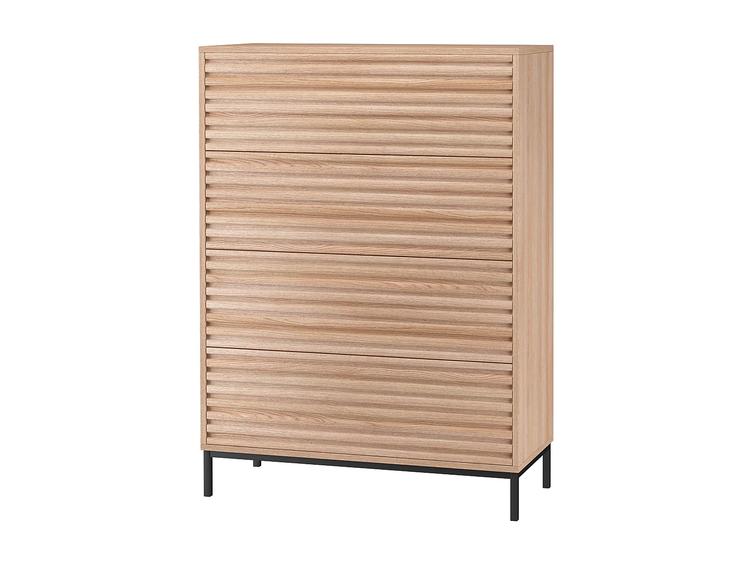 Celine | Commode avec 4 tiroirs Chêne