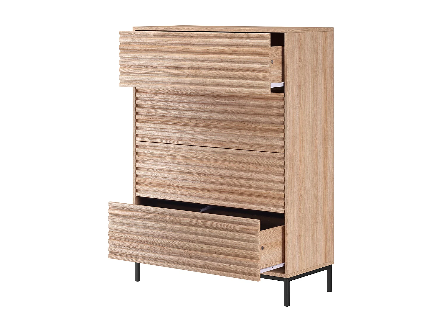 Celine | Commode avec 4 tiroirs Chêne